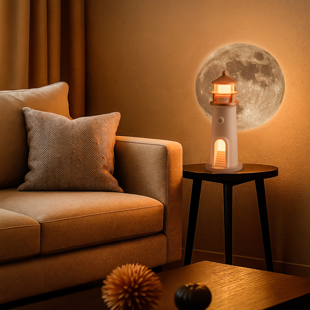 Moona™ 3D Moon Projector Lighthouse | 2025 Limited Edition Il mio negozio