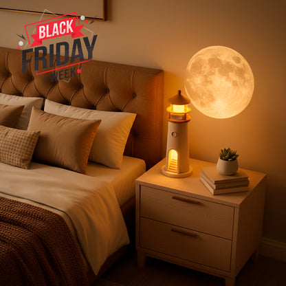 Moona™ 3D Moon Projector Lighthouse | 2025 Limited Edition Il mio negozio