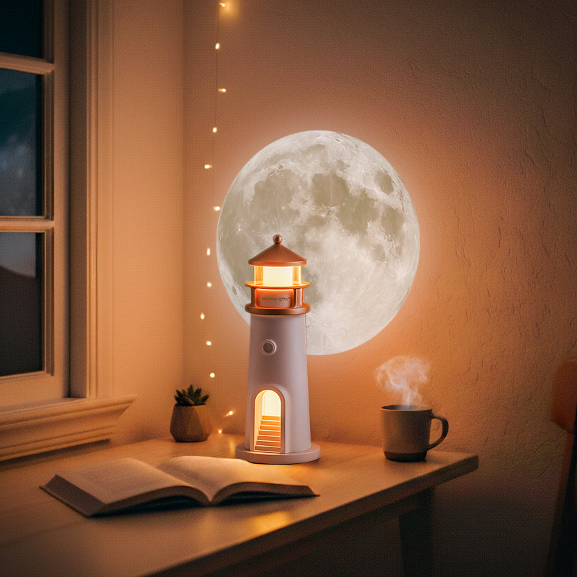 Moona™ 3D Moon Projector Lighthouse | Limited 2025 Edition Il mio negozio